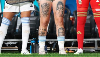 Coupe du monde féminine : une Argentine tatouée du visage de Ronaldo se défend d'être "anti Messi"
