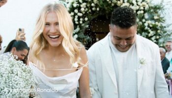 La légende du football Ronaldo a épousé le mannequin Celina Locks à Ibiza