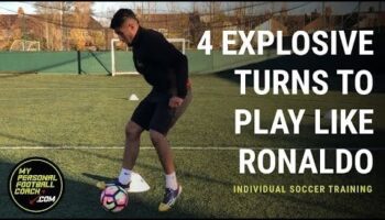 Soccer Individual Soccer Training – 4 explosive turns to play like Ronaldo|Pinterest