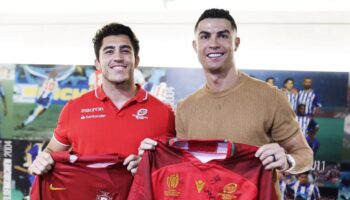 Coupe du monde de rugby : quand Cristiano Ronaldo rencontre Tomás Appleton, le capitaine du XV du Portugal