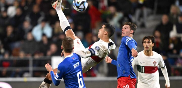 128e but de Ronaldo, victoire tranquille face au Liechtenstein : Le Portugal signe un 9 sur 9