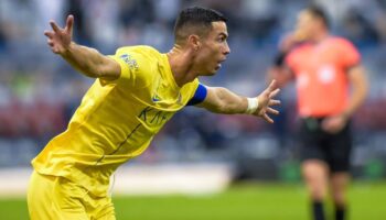 Cristiano Ronaldo se fait tacler en Ligue 1
