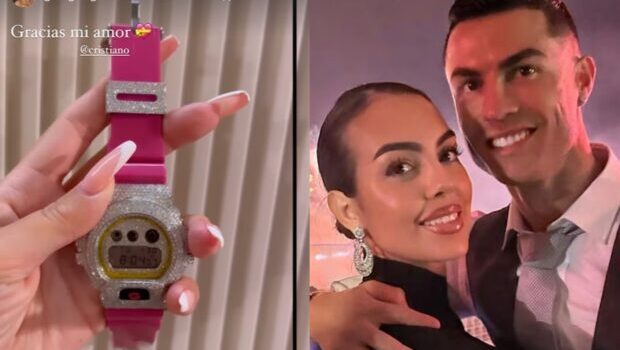 Cristiano Ronaldo: Son cadeau singulier à Georgina, cette Casio en pierres précieuses