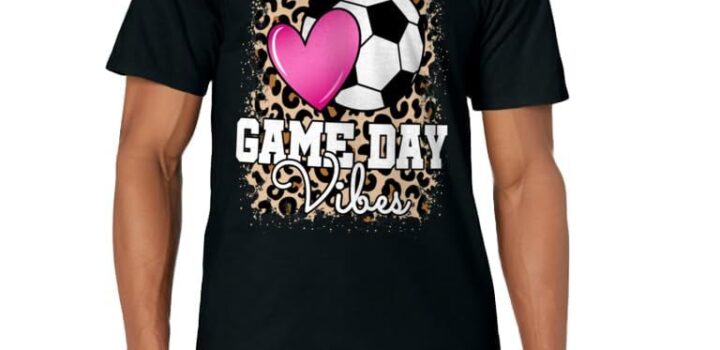 Soccer Game Day Soccer Leopard Print Women Girls Soccer T Shirt|Pinterest