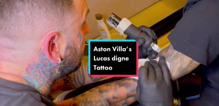 Football: Séance de tatouage de Lucas Digne… |Tik Tok