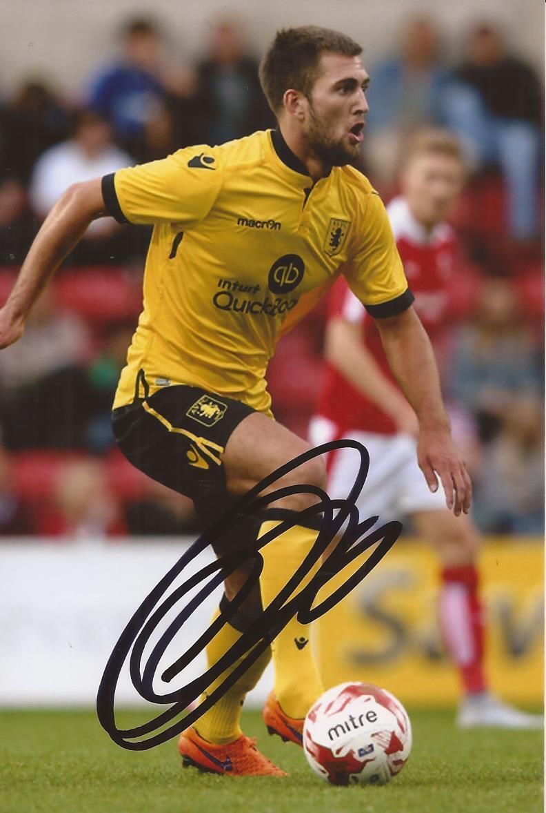 Aston Villa: Gary Gardner Signed 6x4 Action Photo+coa