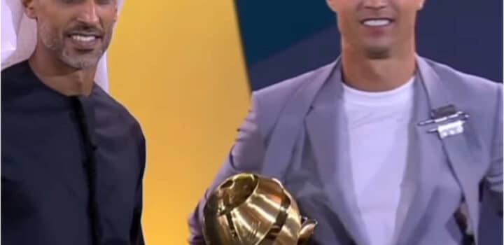 Football: Cristiano Ronaldo remporte le prix du meilleur joueur du Moyen Orient 2024 au Globe Soccer Awa… |Tik Tok