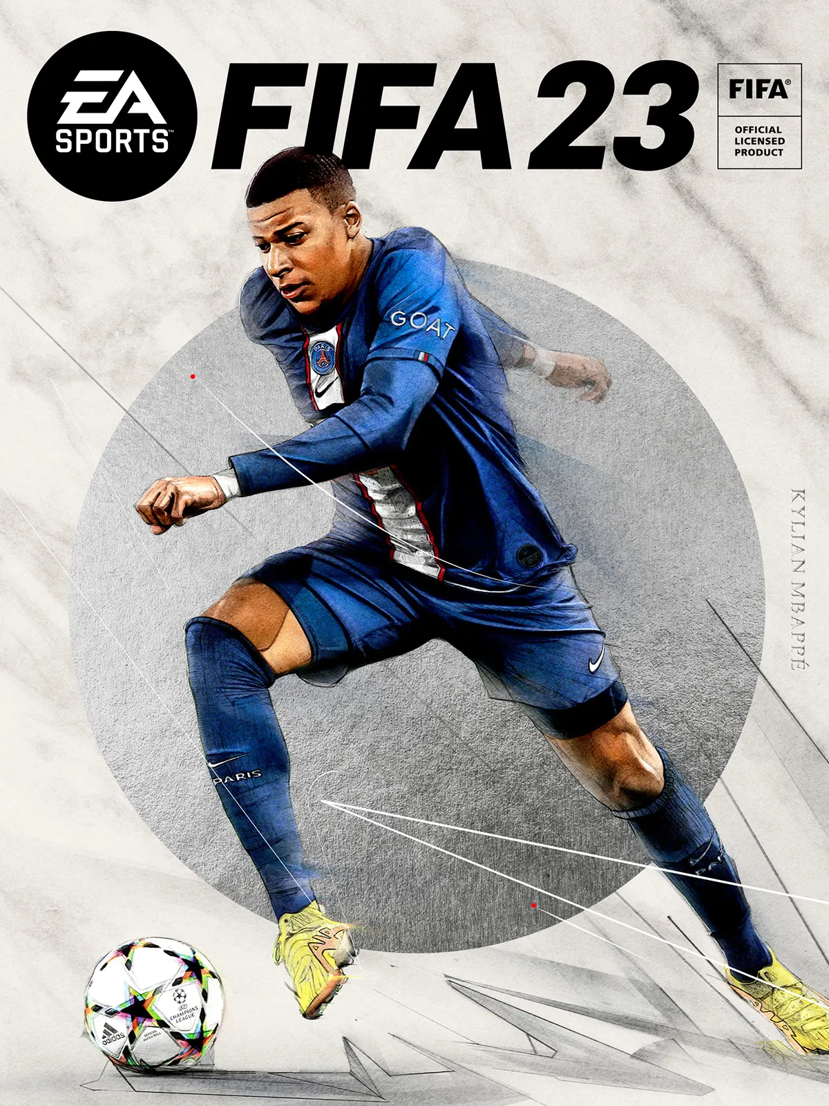 (Poster) FIFA 23 Limited Plastic A3 Poster (Kylian Mbappe) Hong Kong
