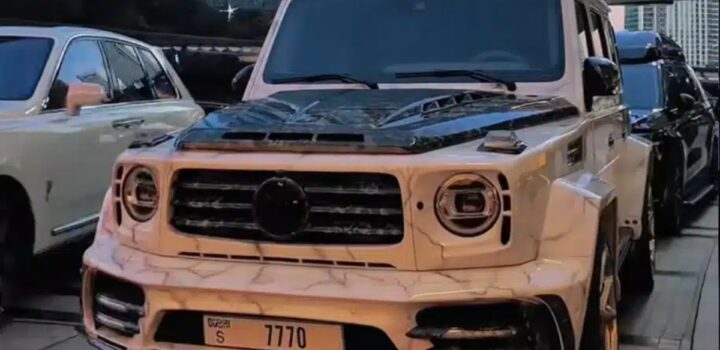 Cristiano Ronaldo roule dans un Mercedes AMG G 63..