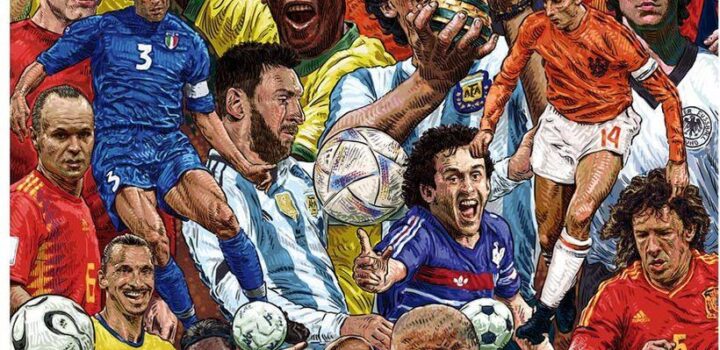 Football Voetbalposter – Voetbal – Messi – Ronaldo – Iconen – Haaland – Benzema – Cruijff … | bol|Pinterest