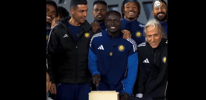 Ovation de Ronaldo et gros gâteaux… Les belles images du retour de Sadio Mané à Al Nassr après son triomphe à la CAN