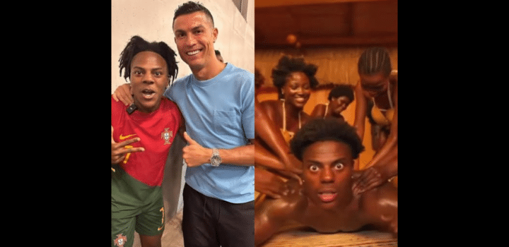 IShowSpeed fait la promesse d’emmener Cristiano Ronaldo au musée du beurre de karité au Ghana