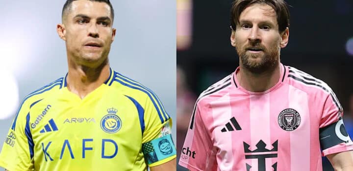 Les grands joueurs de tous les temps Messi et Ronaldo toujours au sommet de leur art
